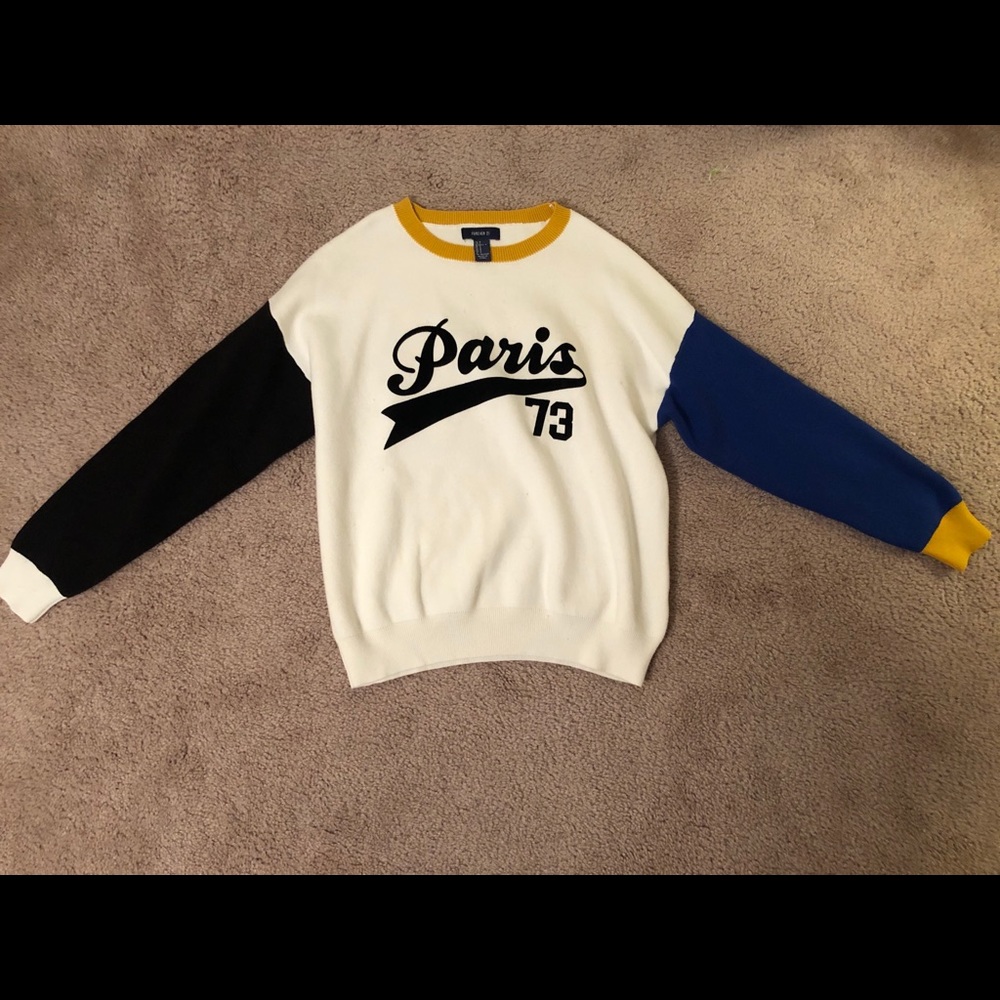 Forever 21 Paris Sweater NWOT